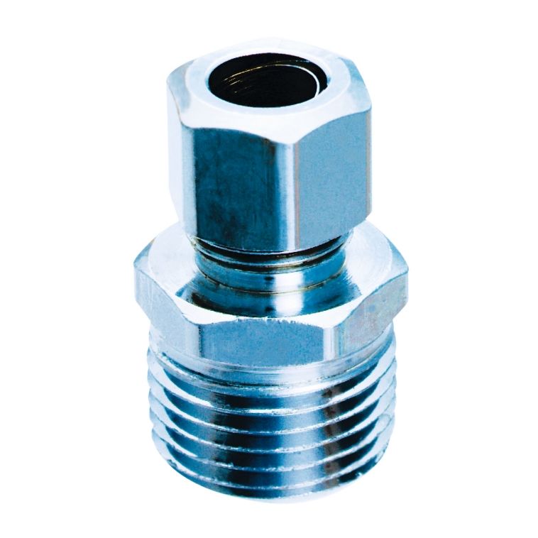 Straight Connector 1/2in x MIP 3/8in