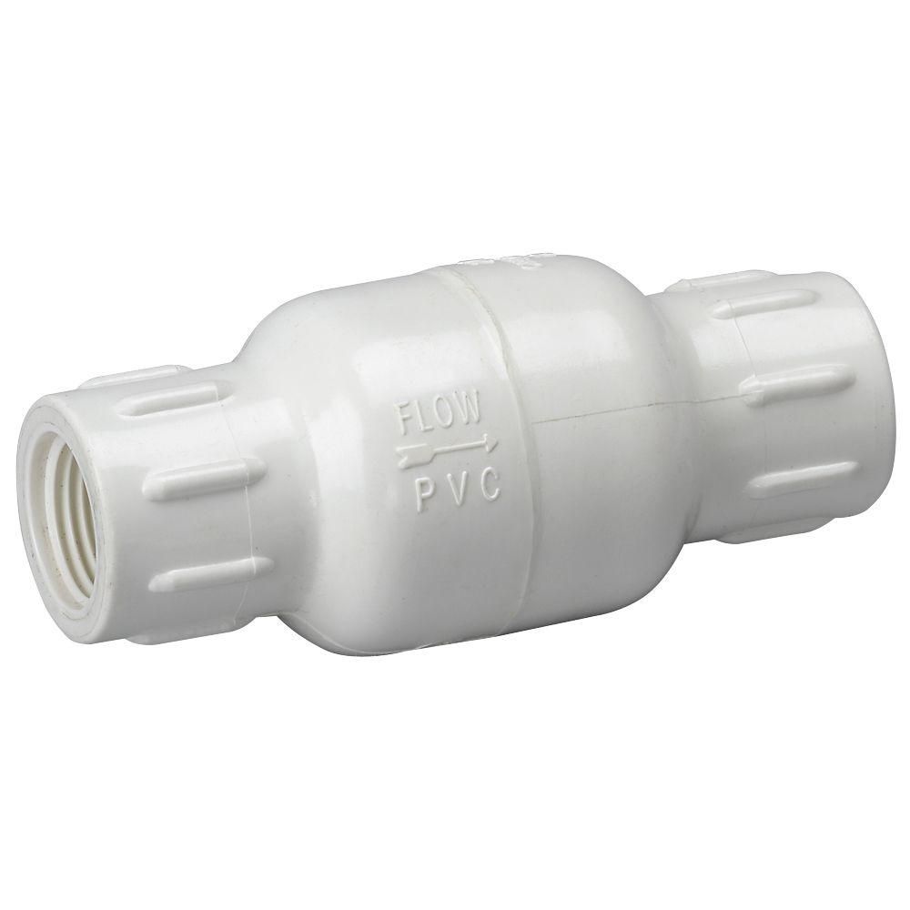 Check Valve PVC 3/4in Solvent