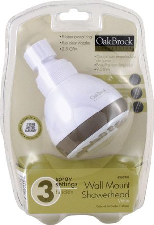 3 Function Pulsating Shower Head