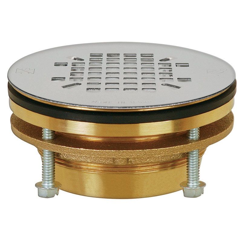 Sioux Chief JackRabbit Brass Shower Drain 2 in. (827-2J) (4539292)