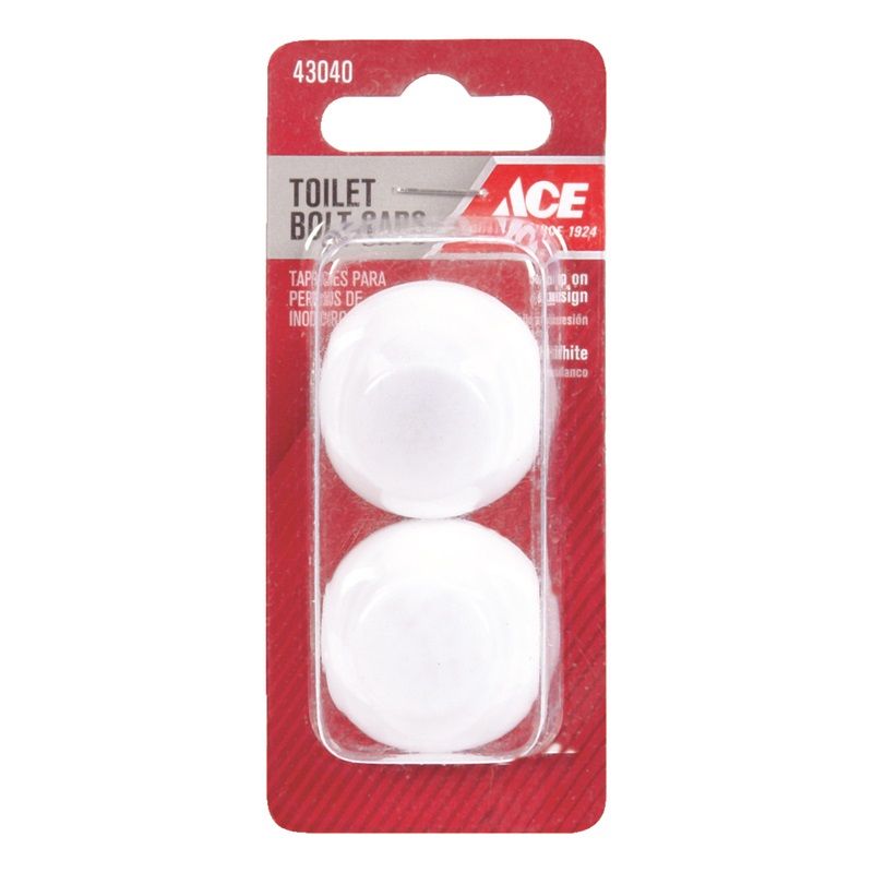 Ace Toilet Bolt Caps White