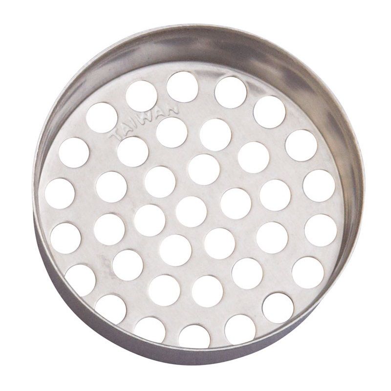 Polished Chrome Basket Strainer 1-3/8in (43609)