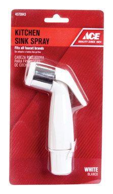 White Sink Spray Head