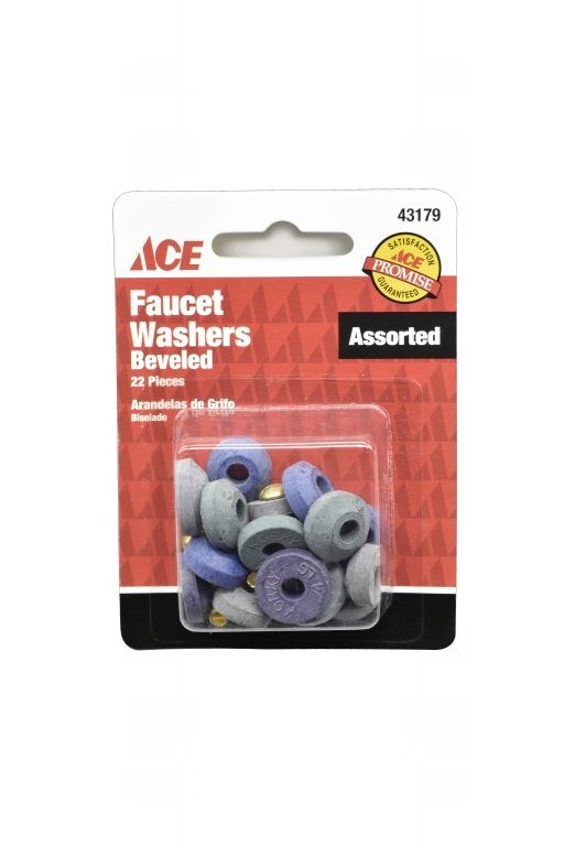 Washer Faucet Bevel Assorted 22pk