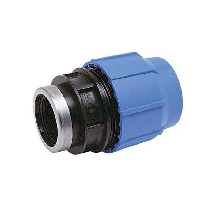 Adaptor Female Poly Blue 3/4in