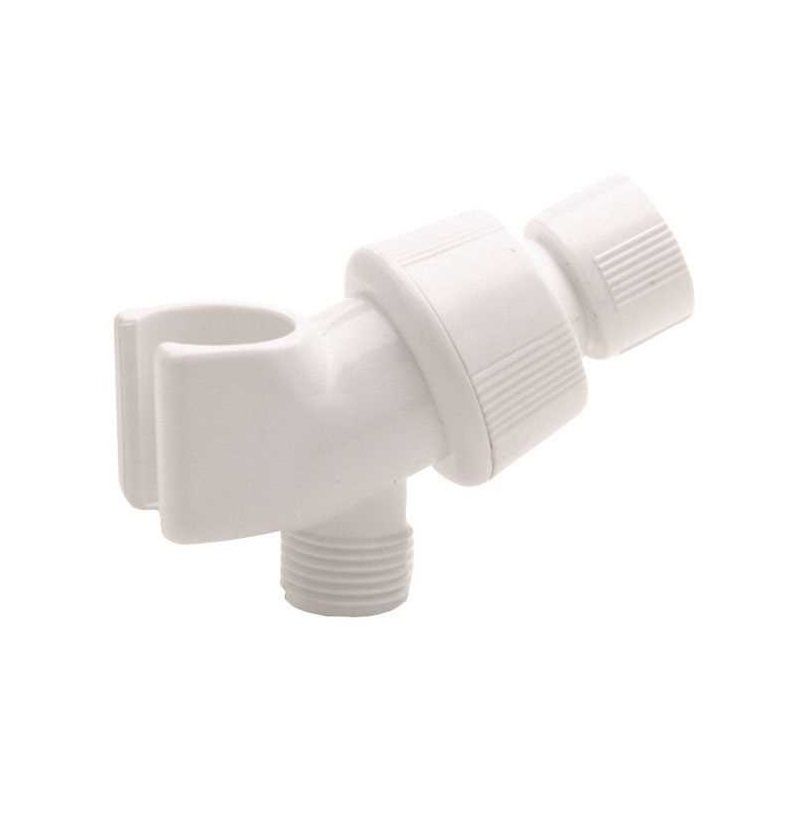 Shower Arm Bracket Plastic White