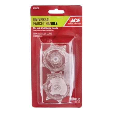 Universal Small Clear Adjustable Handles 2pk