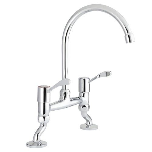 Duraflow Kitchen Mixer Chrome Lever Adjustable (DURKITADJLEV1)