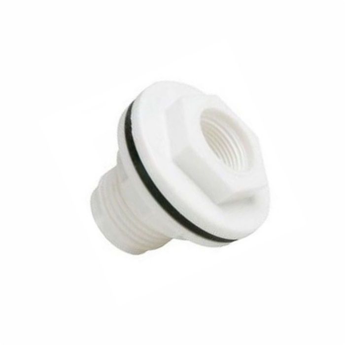 Fermetal Bulk Head Tank Fitting 1/2 in. (CON-50)