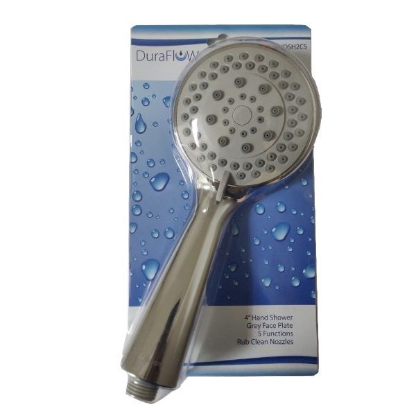 Shower Hand Grey 4in