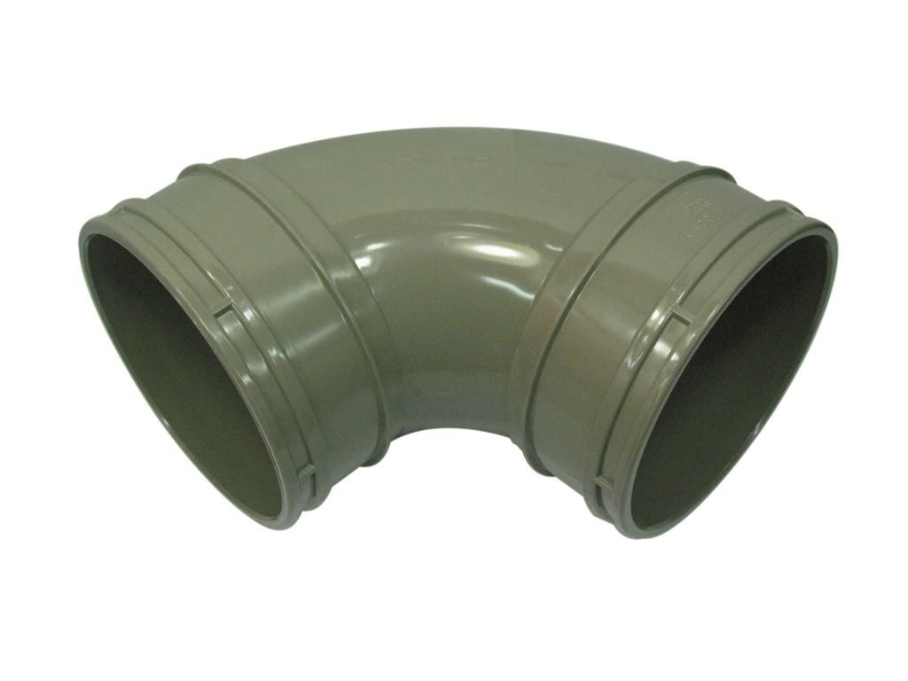 Elbow 90 Degree PVC Grey 4in