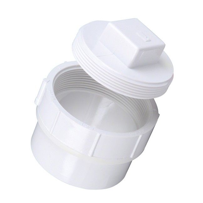 Cleanout Adapter Waste 3in with Plug