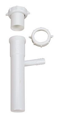 Plastic Branch Tailpiece 1-1/2in x  8in