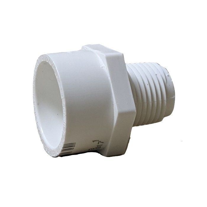 Adaptor Male SCH40 1/2in Threaded x 3/4in Slip