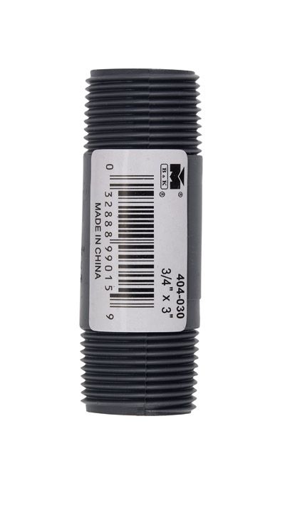 Nipple SCH80 3/4in x 3in