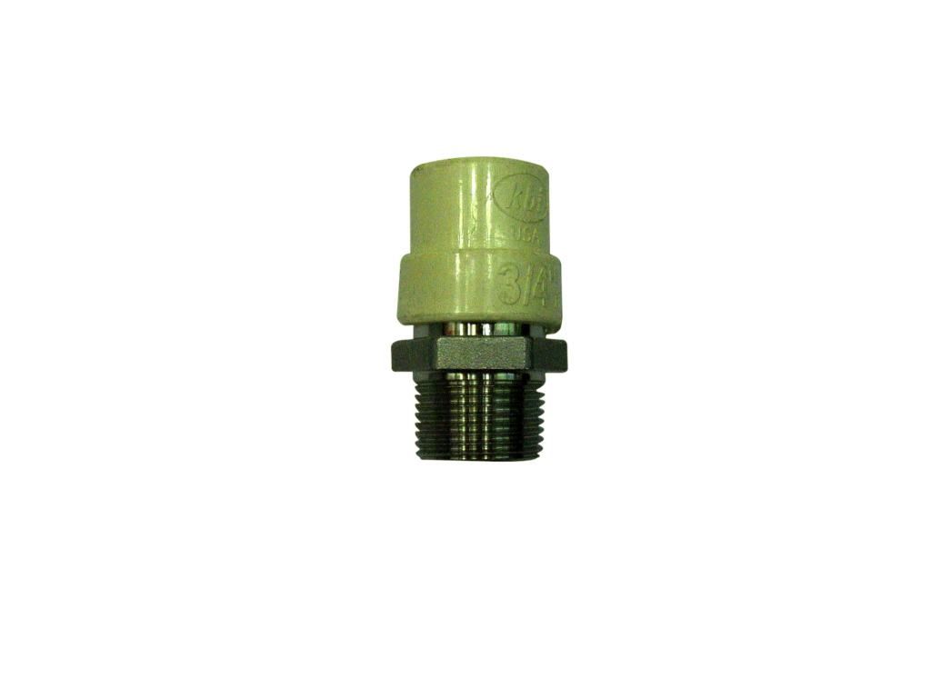 Transition Adaptor CPVC/SS Male 3/4in