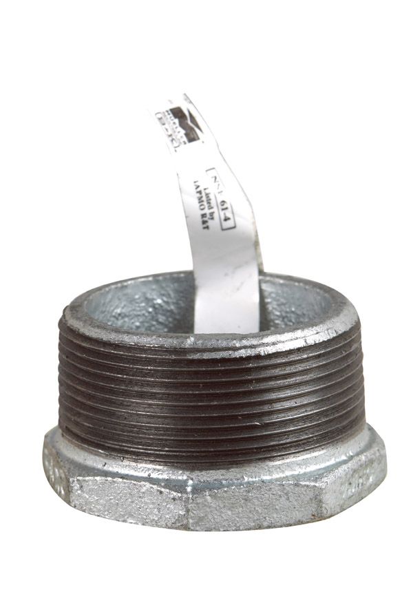 Bushing Red. Hex Galv. 2in x 1-1/2in