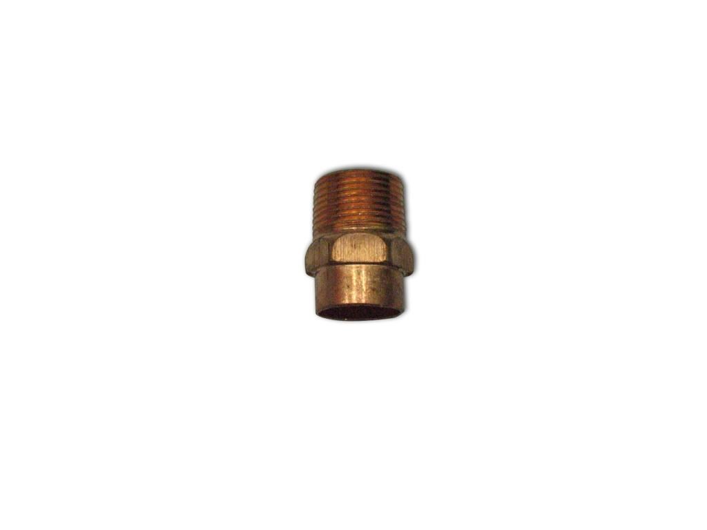 Male Adaptor Copper American 1/2 in