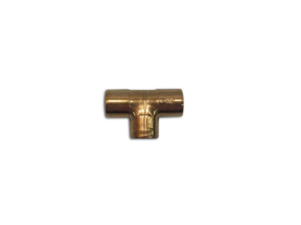 Tee Copper Amerian 1/2in