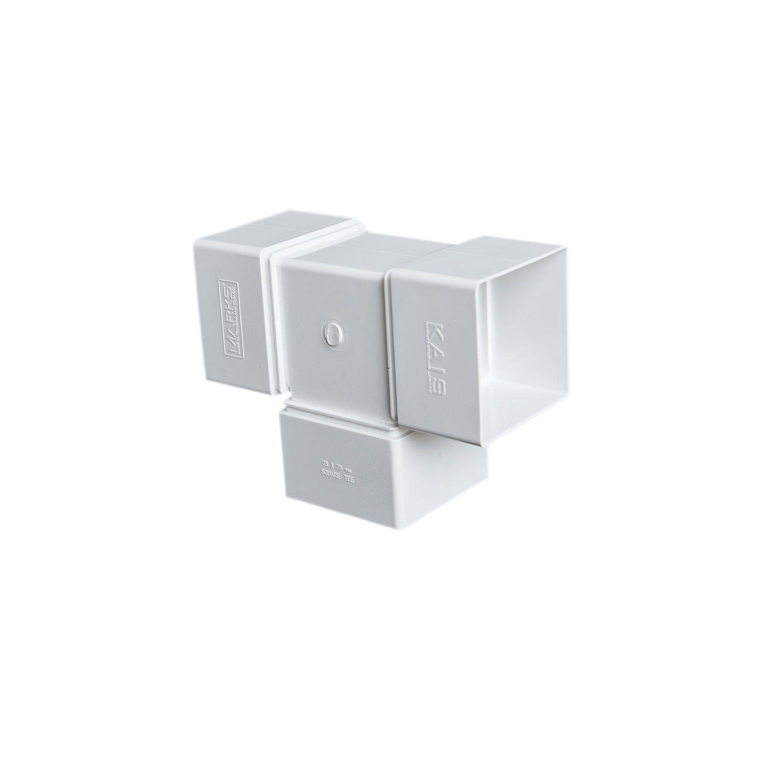 Downpipe Tee  Biggy/Square Series 3 in. 75 x 75 mm.