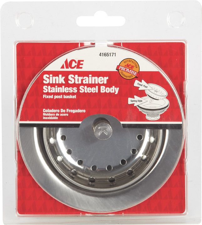 Stainless Steel Basket Strainer 3-1/2in