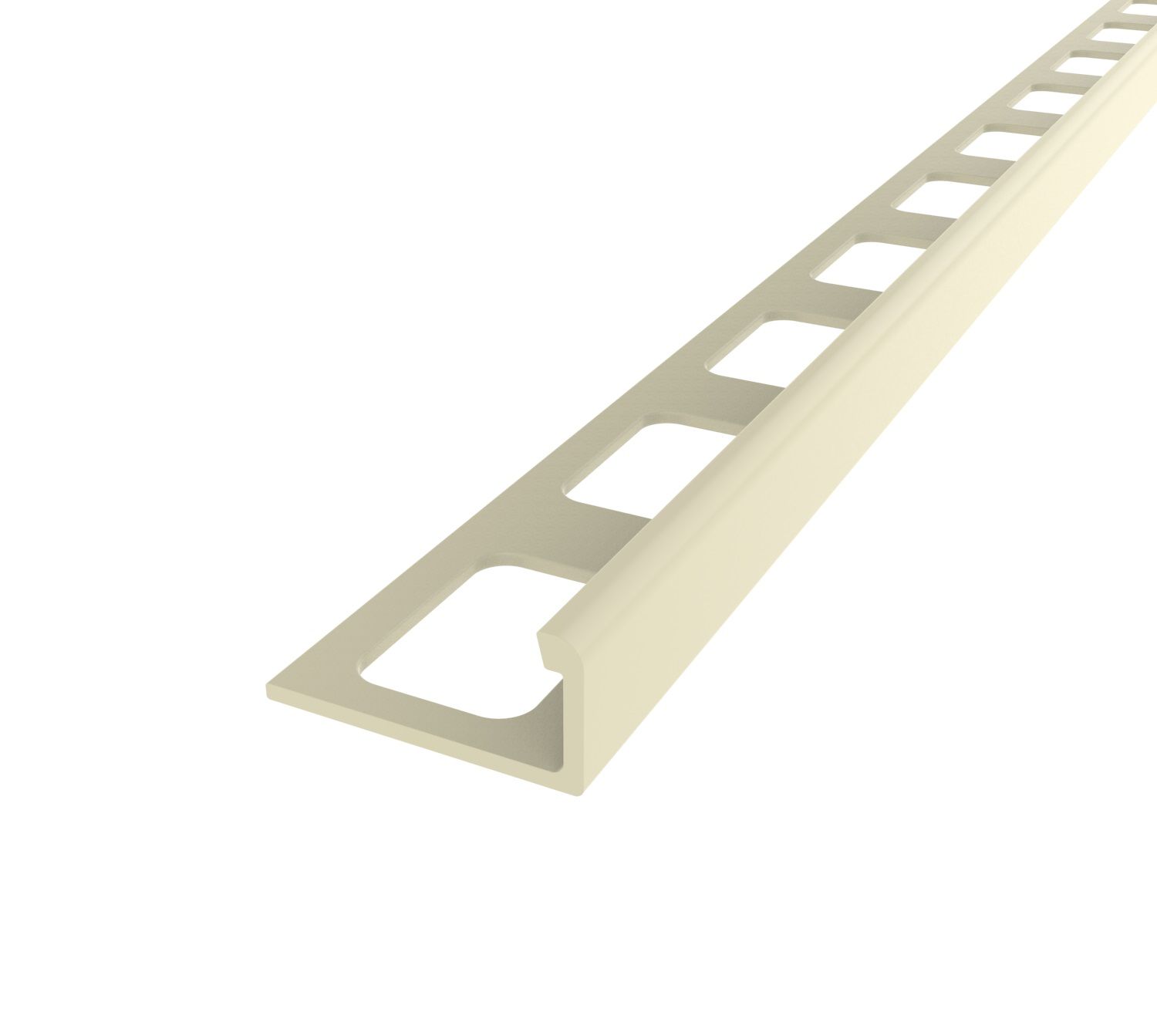 Diaplas Tile Trim Ivory Plastic 6mm x 8ft  (040-06)