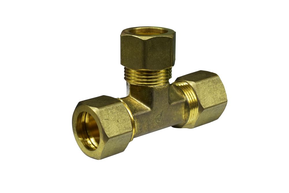 Compression Tee Brass 5/8in (4338158)