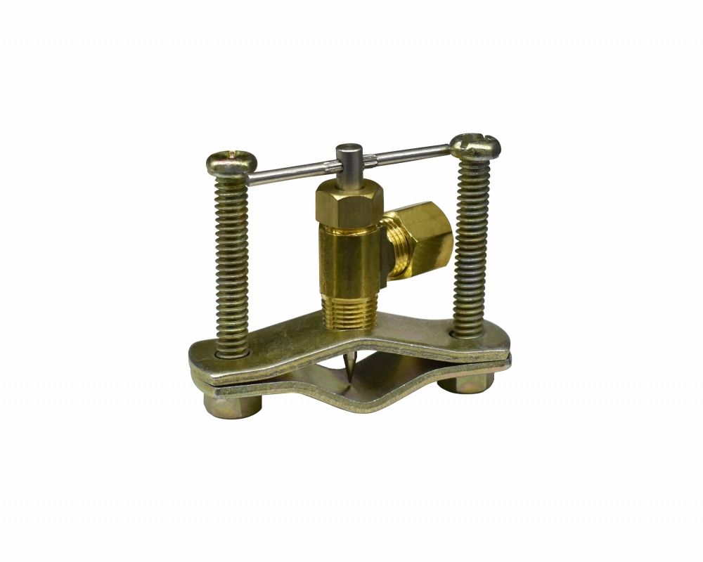 Brass Self Piercing Needle Valve 1/4in