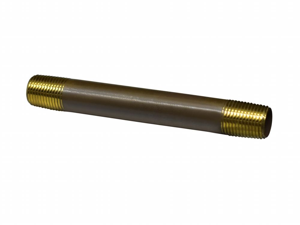 Nipple RD Brass 1/4in x 3in (46996)
