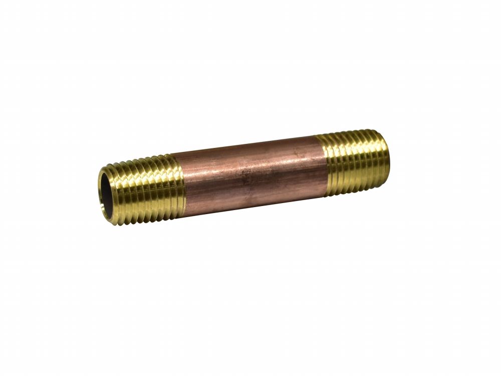 Nipple RD Brass 1/8in x 2in (48980)