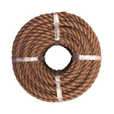 Twisted Polypropylene Rope Brown 1/4 in. x 50 ft (5010835)