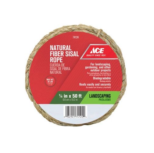 Rope Sisal 1/4 x 50ft