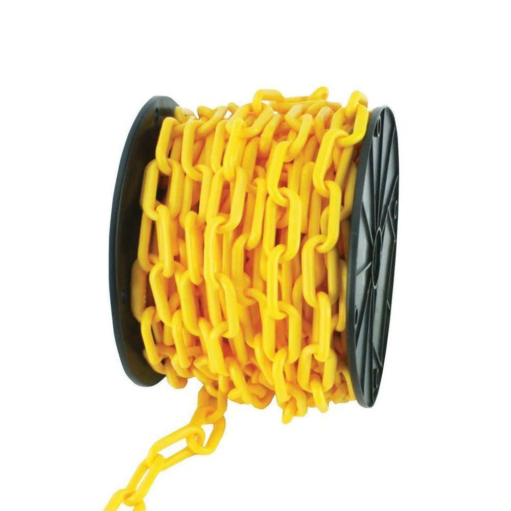 Chain Plastic Yellow No.8  (price per foot)