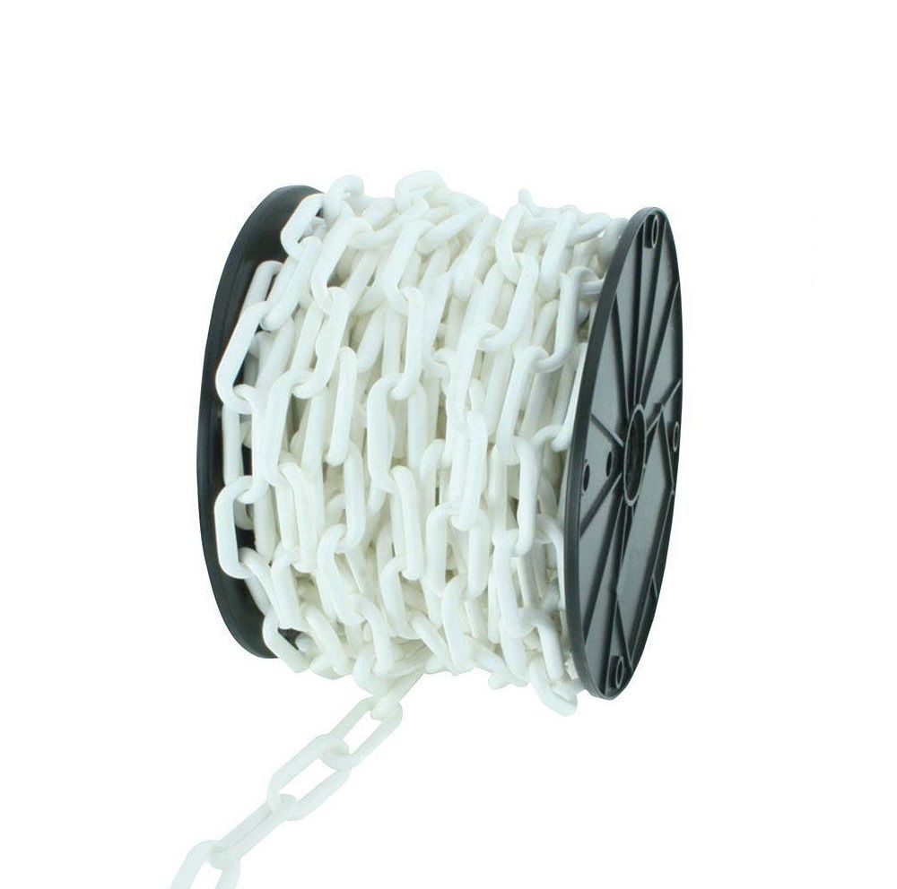 Chain Plastic White No.6 (price per foot)