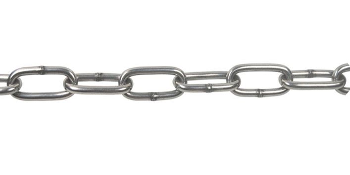 Straight Link Chain No.2 (price per foot)