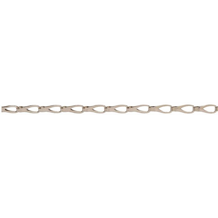 Hobby and Craft Chain No. 3 Chrome Plated 82ft (price per foot)