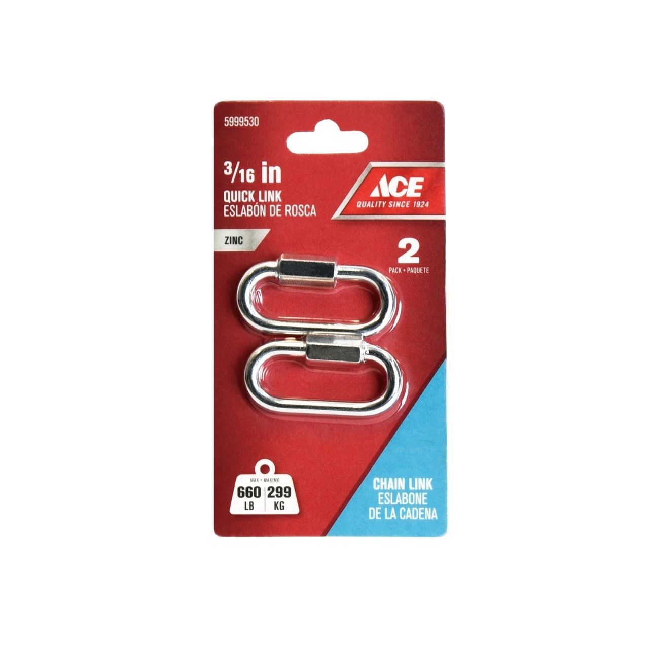 Quick Link 3/16 in. 2pk (5999530)