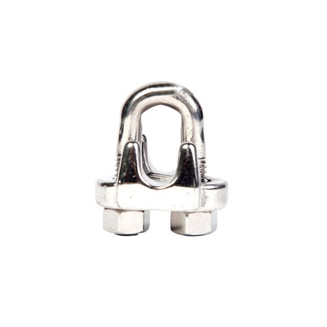 Clip Wire Rope Stainless Steel 1/8in (77723)