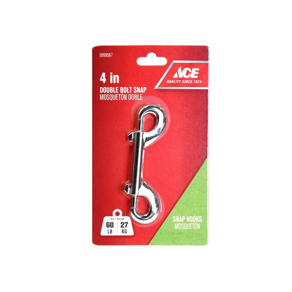 Double Snap Bolt Zinc 4 in. (5999567)