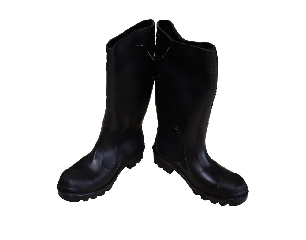 Black Rubber Boots Size S9