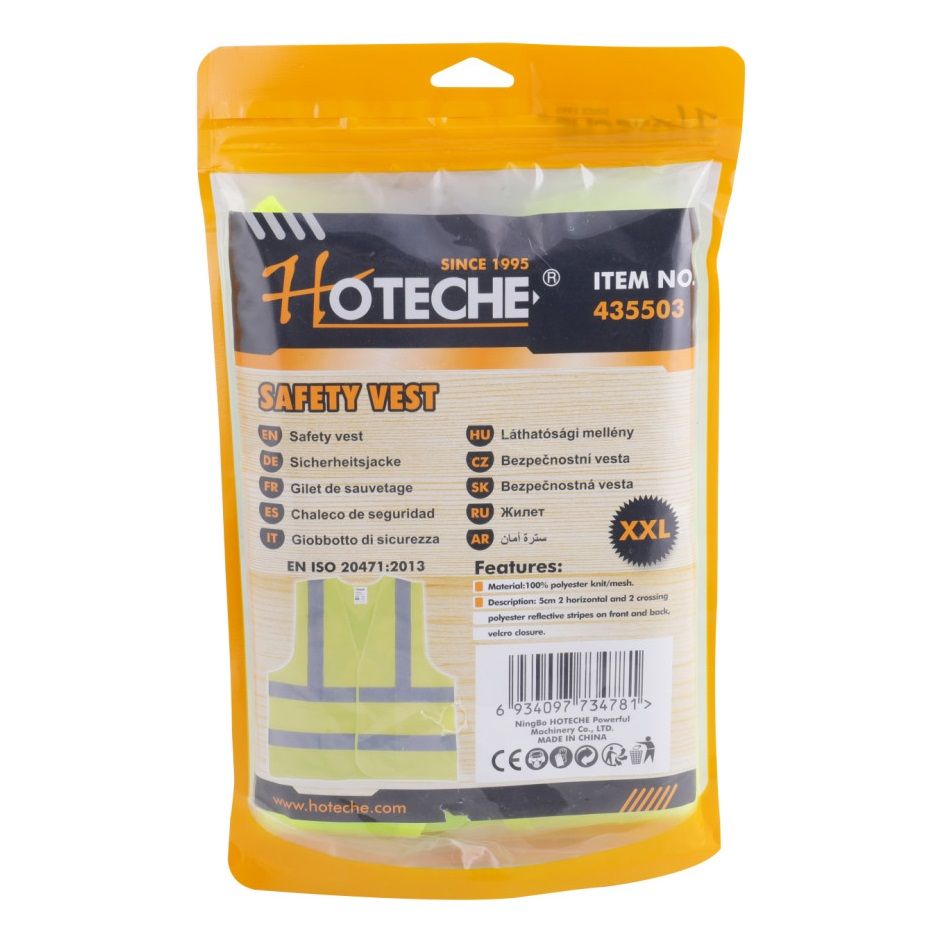 Hoteche Safety Vest Reflective Green XXL (435503)