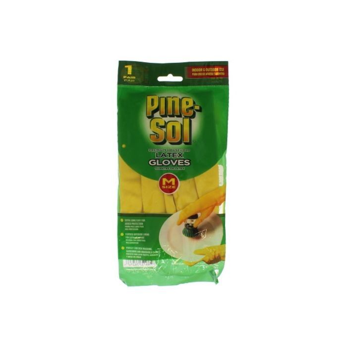 Pine-Sol Household Latex Gloves Medium