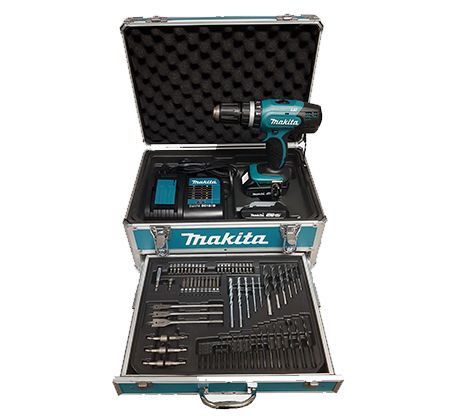 Makita Cordless Hammer Drill With Battery And Charger (DHP453SYX2)