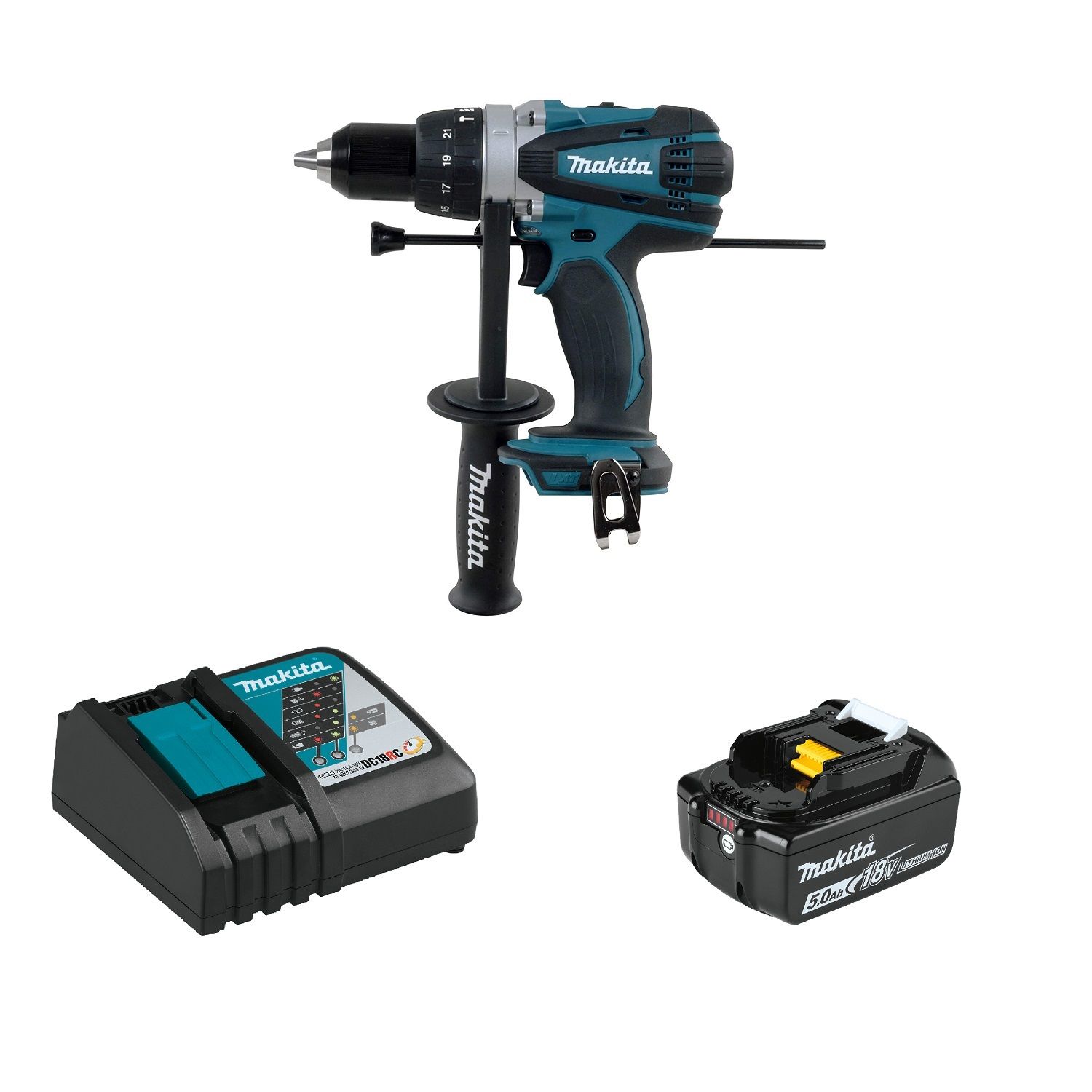 Makita Hammer Driver Drill 1/2 in. Cordless (DHP458ZX03)