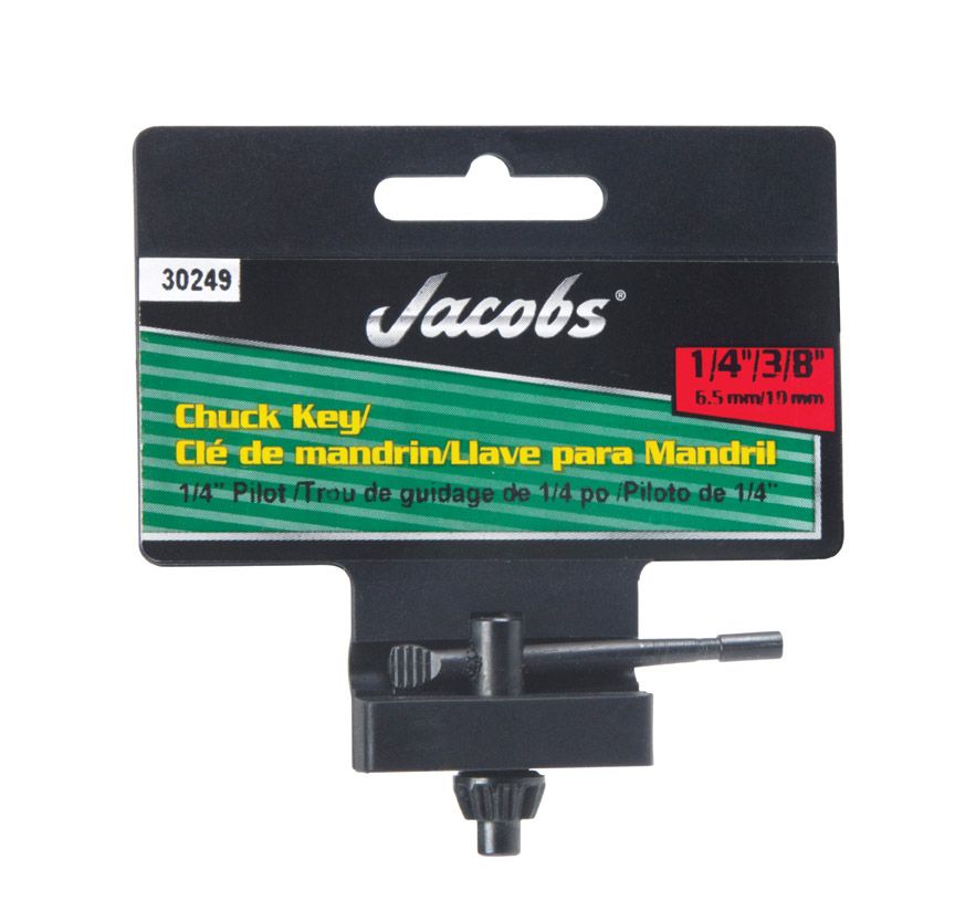 acobs 1/4in and 3/8inin Chuck Key 1/4in Pilot