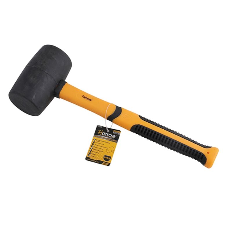 Hoteche Rubber Mallet with Fiber Glass Handle 24 oz (230103)