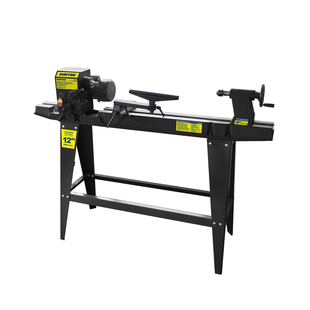 Surtek Wood Lathe 3/4 HP/ 550W (TM612)