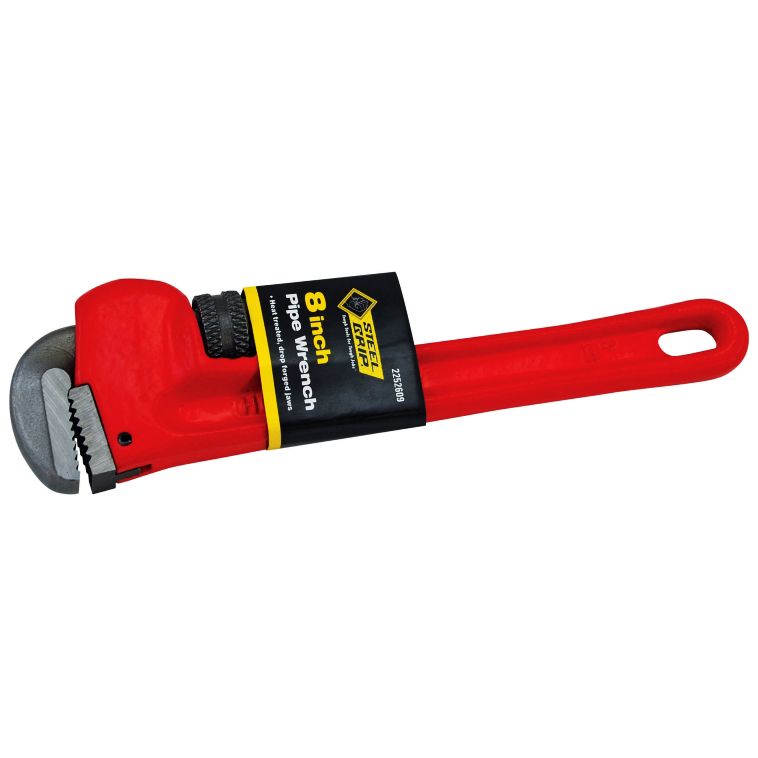 Steel Grip 8in Pipe Wrench