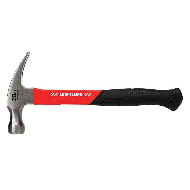 Craftsman Claw Hammer with Fiberglass Handle 20 oz (2835437) (CMHT51399)