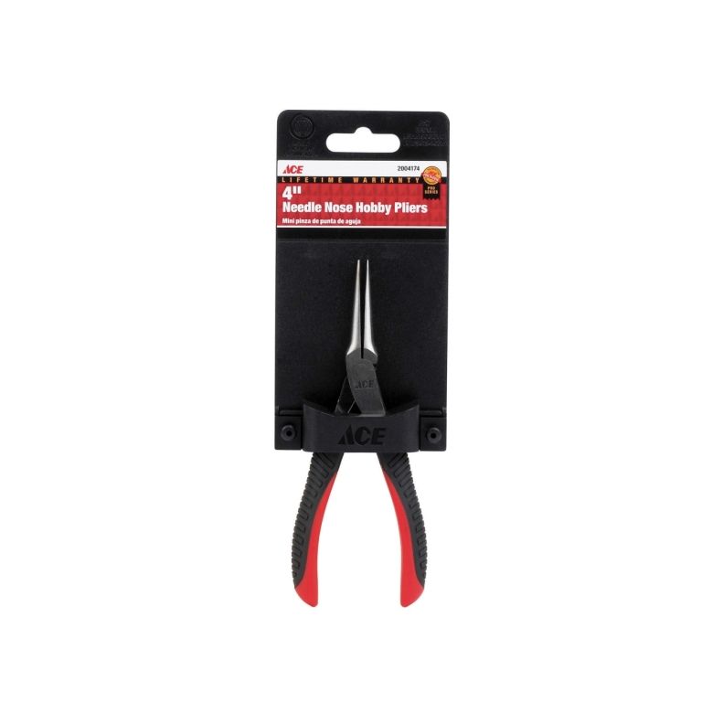 Ace Needle Nose Hobby Pliers 4in